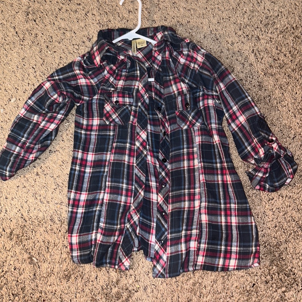 Red, white, blue flannel